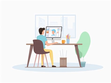 Designer Working Animation by MD. AL AMIN on Dribbble