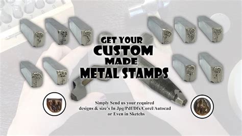 Custom Stamps Logo Stamp Metal Stamps Stamping Pottery Clay Stamp Makers Stamp Stamp for Ceramic ...