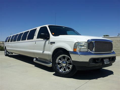 White Ford Excursion SUV Limousine | Desert Star Limo