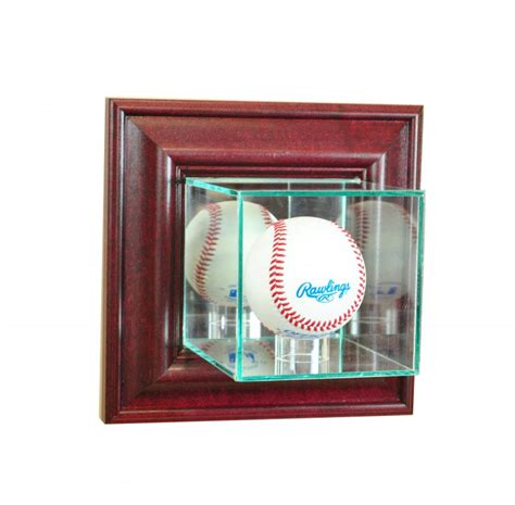 Wall Mounted Baseball Display Case | Helmetnation