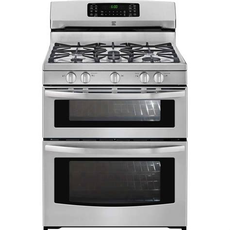 Kenmore 78143 5.9 cu. ft. Double-Oven Gas Range - Stainless Steel | Shop Your Way: Online ...