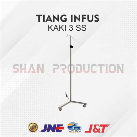 Jual Tiang Infus - Tiang Infus Roda 3 Kaki Stainless Steel Di Seller Nur Nur Toko - Tegal Parang ...