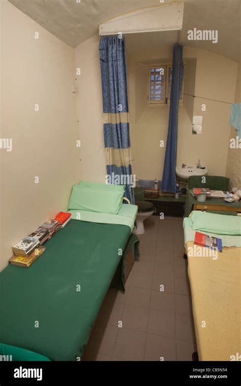 View of the inside of a 2 man cell at Wandsworth Prison London UK Stock ...