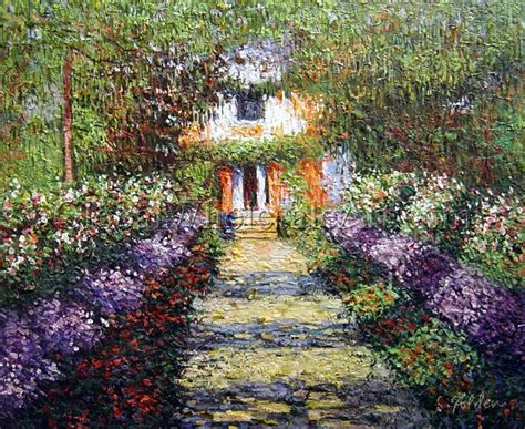 Gallery For > Claude Monet Garden Paintings