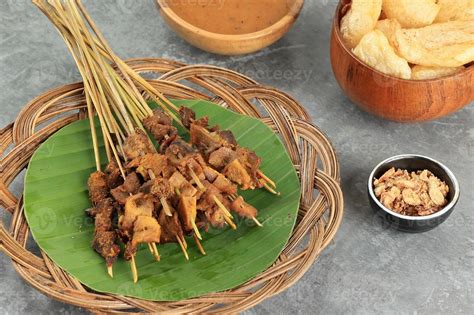 Sate Padang Traditional Food Beef Satay from Padang Indonesia 19947940 ...