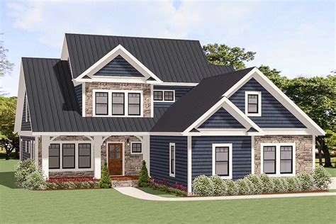 Traditional House Plan with Two-Story Family Room - 46319LA | Architectural Designs - House Plans