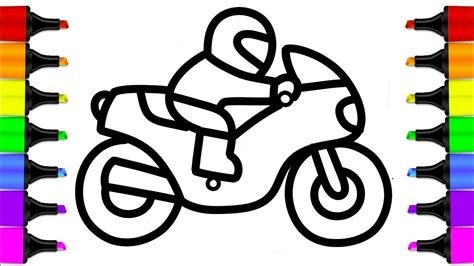 Motorcycle Outline Drawing | Free download on ClipArtMag