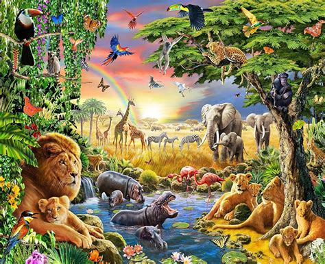 Update 84+ jungle animal wallpaper best - in.coedo.com.vn