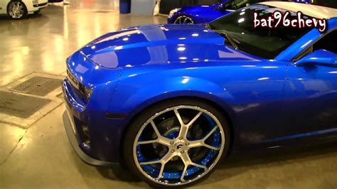 Candy Blue Chevy Camaro SS on 24" Forgiatos @ Forgiato Fest 2013 - 1080p HD - YouTube