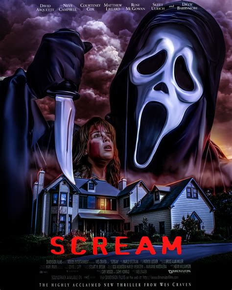 Scream Alternate Poster | Poster By Neil Fraser Graphics