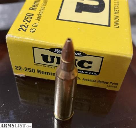 ARMSLIST - For Sale: .22-250 Ammo Remington