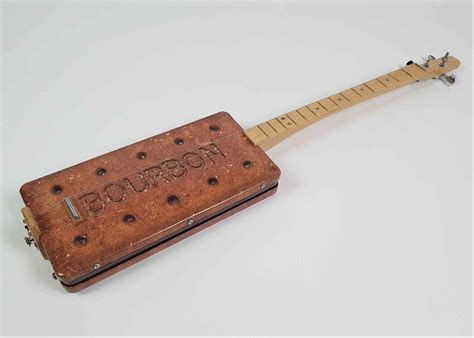 The Bourbon Biscuit Tin Guitar Cigar Box Guitar Tin Box | Etsy UK