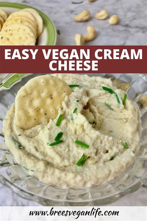 Vegan Cream Cheese | Vegan recipes, Vegan cheese, Vegan cheese recipes