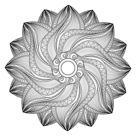 Coloring Pages Mandala Hard - Difficult Mandala Coloring Pages at GetColorings.com ... - You ...