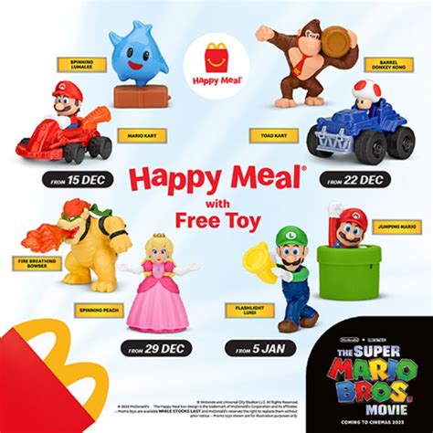 McDonald's Happy Meal Toys Super Mario Bros Movie | Shopee Malaysia