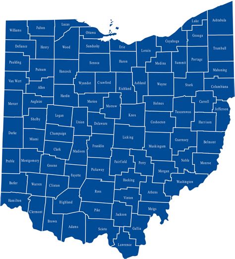 Map of Ohio - Guide of the World