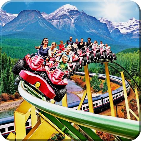 3d Roller Coaster Simulator Ride by Door to Apps