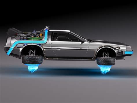 Back To The Future Delorean Episode 2 Future 3D Model MAX OBJ 3DS FBX C4D LWO LW LWS - CGTrader.com