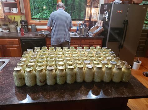 Canned 83 jars of sauerkraut today. : r/Canning