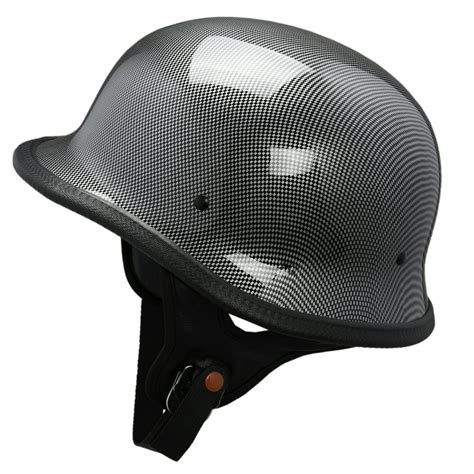 Lunatic, L2011CF-16, Extra Large, Carbon Fiber Look German Style Motorcycle Helmet - Walmart.com ...