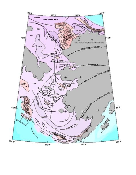 Geologic Map of Alaska Region