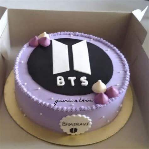 Bts Logo Cake Simple