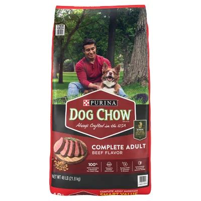 Purina, Dog Chow Complete, Beef Flavor, Adult Dry Dog Food, 48 lbs ...