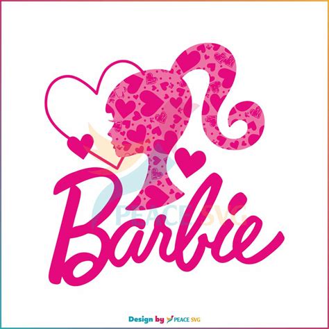 Barbie Heart Logo Marbie Movie SVG Digital Cricut File - PeaceSVG