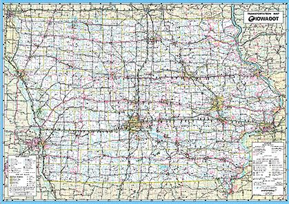 Iowa Transportation Map - Transport Informations Lane