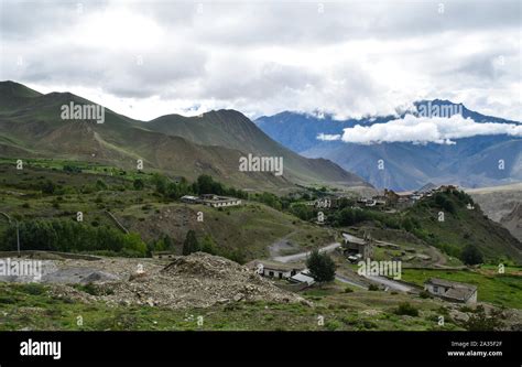 Landscape of Mustang Nepal Stock Photo - Alamy