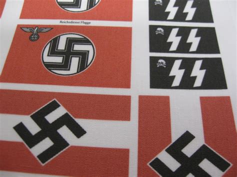 German War Flags WWII on Real Cotton - Set 2 - Reality in Scale