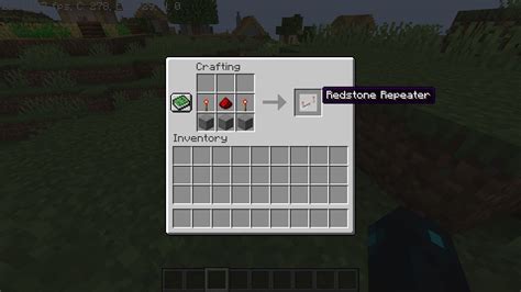 How to make a repeater in Minecraft 1.19 update