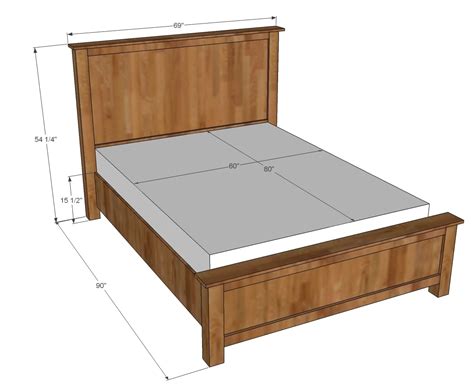 Bed Dimensions In Plan | Roole