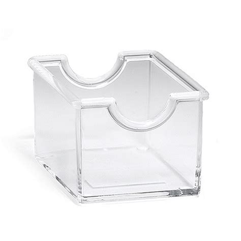 Tablecraft 56C Sugar Packet Holder, Clear