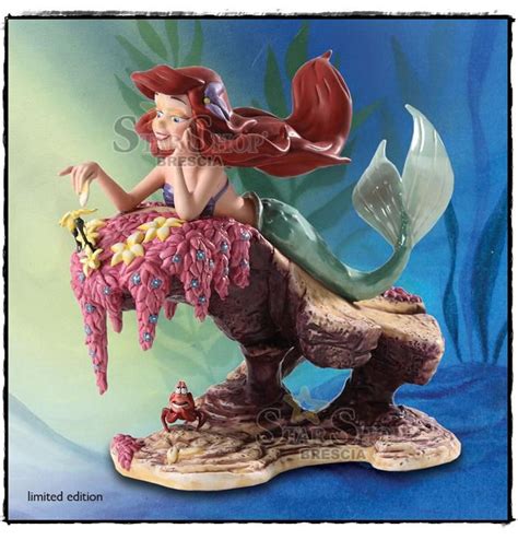 mermaid resin statue | DISNEY - The Little Mermaid - Ariel and Sebastian Resin Statue WDCC ...