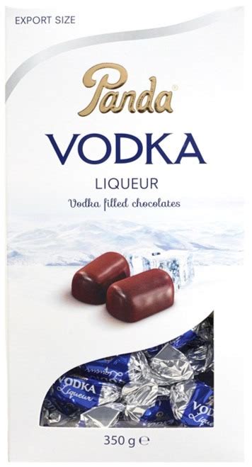 Panda Vodka Chocolate Candies with Vodka Filling 290g - PVEuroMarket.com