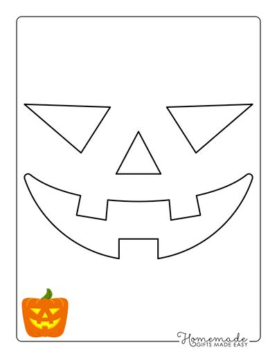 Free Printable Pumpkin Carving Stencils & Templates for Halloween