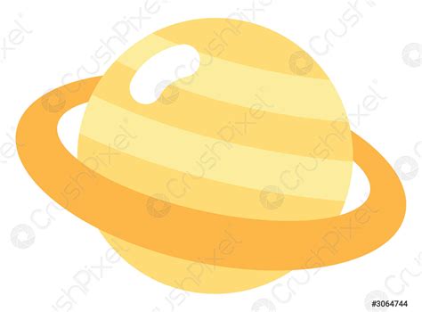 Planet jupiter, illustration, vector on white background - stock vector 3064744 | Crushpixel