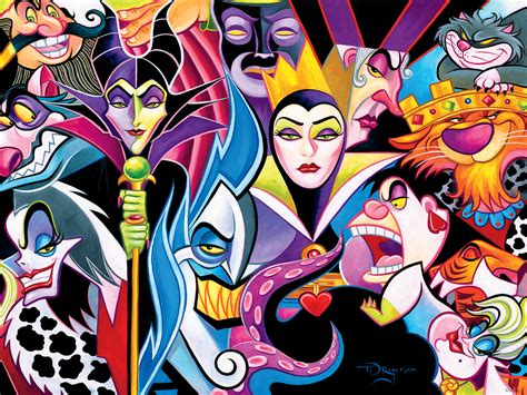 Walt Disney Wallpapers - Disney Villains 🖤 - Walt Disney Characters ...