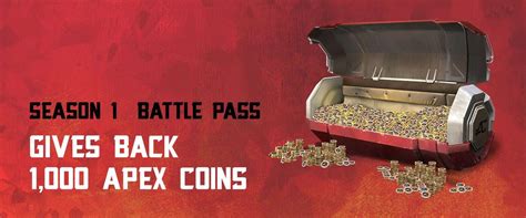 Apex Legends Battle Pass gives you back 1,000 Apex Coins as Rewards