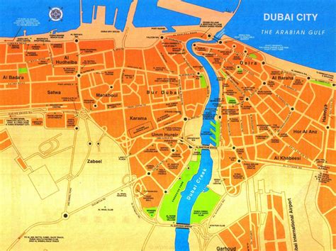 dubai city map - Map Pictures