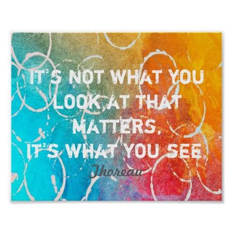 inspirational Thoreau quote poster abstract art | Quote posters ...