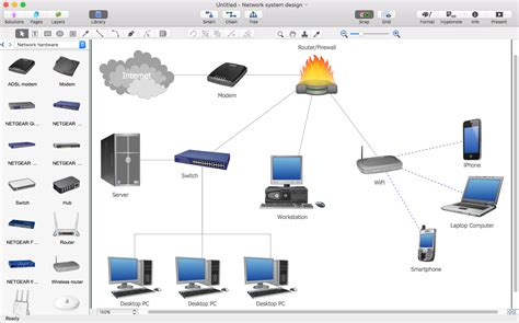 Create a Visio Network Diagram | ConceptDraw HelpDesk