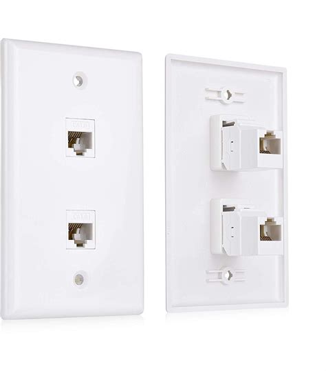 Cable Matters 2-Pack 2-Port Ethernet Wall Plate, Philippines | Ubuy