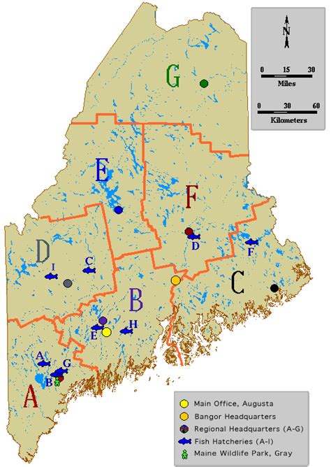 Maps: Wildlife Management Areas: Lands: Wildlife: Fish & Wildlife: Maine Dept of Inland ...