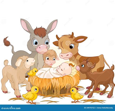 Nativity Animals Clipart