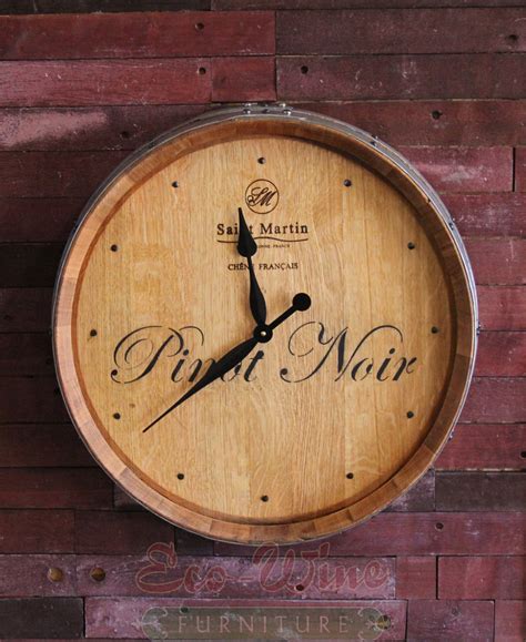 Wine Barrel Clock - Eco Wine Furniture