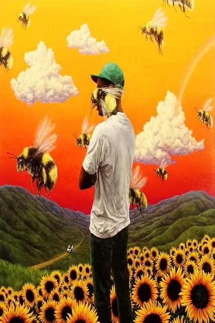 109 Tyler the Creator Flower Boy Hip Hop Album Cover Custom Poster-in Wall Stickers from Home ...