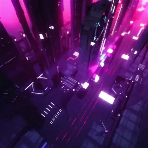 Experience the Futuristic Vibes of a Synthwave City