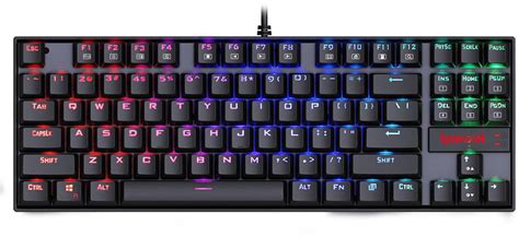 REDRAGON Kumara K552 RGB Wired TKL Gaming Mechanical Blue Switch ...